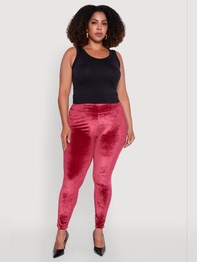 DG2 Plus Velvet High-Waist Jeggings -NWT